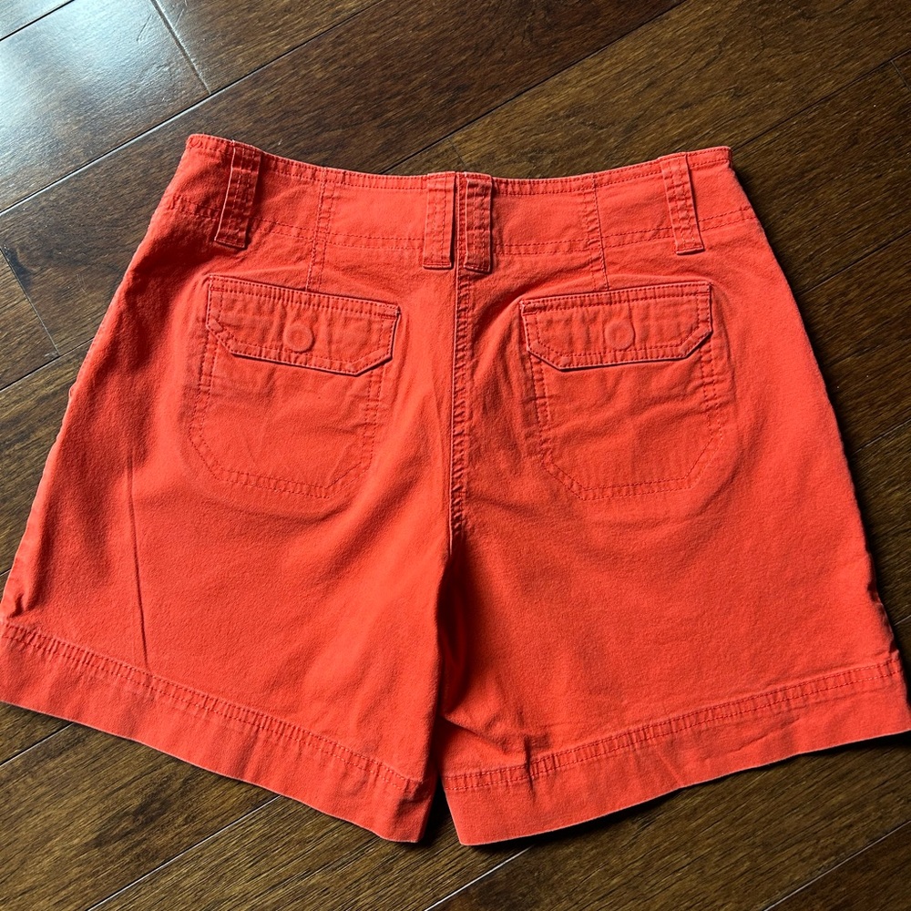 New York & Company Orange Bermuda Shorts - Picture 3 of 3
